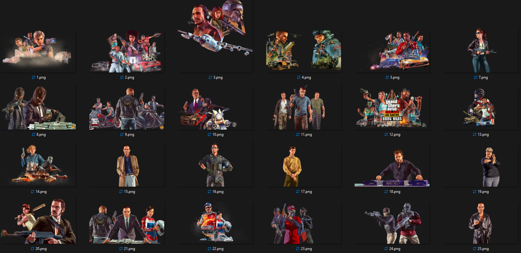 کارکتر های جی تی ای - Gta Character