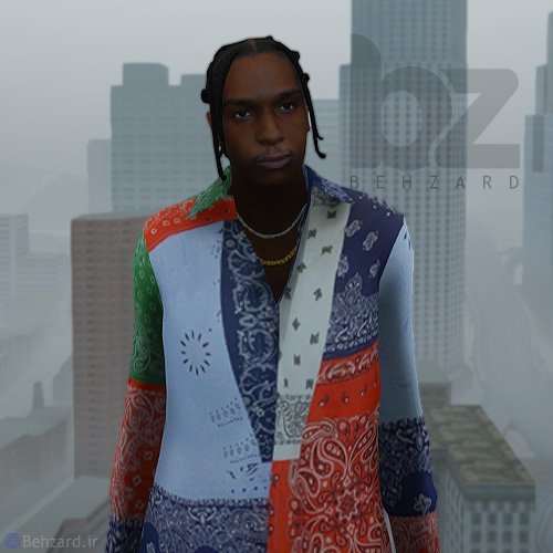 اسکین آساپ راکی با کیفیت بالا