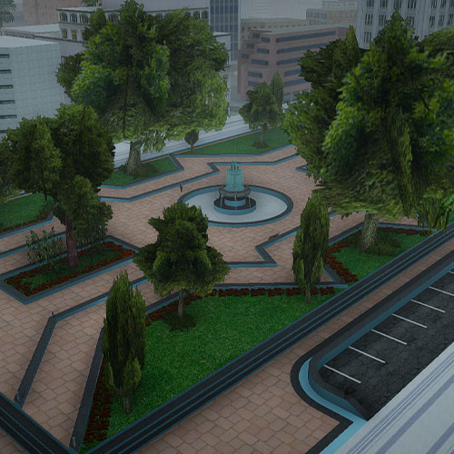 مپ پارک جلوی پی‌دی